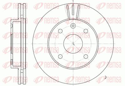 Bremžu diski REMSA 6656.10