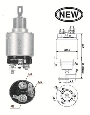 Ievilcējrelejs, Starteris MAGNETI MARELLI 940113050557