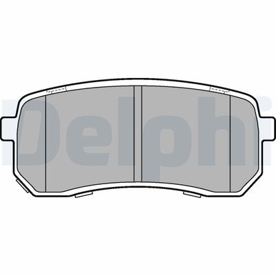 Bremžu uzliku kompl., Disku bremzes DELPHI LP3178