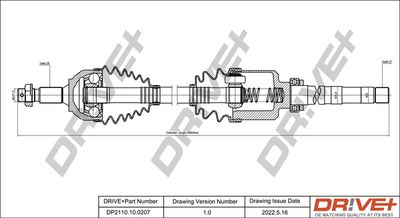 Приводной вал Dr!ve+ DP2110.10.0207