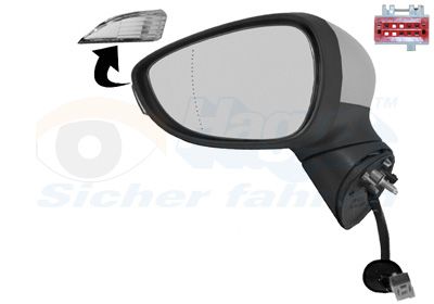 Наружное зеркало VAN WEZEL 1808817