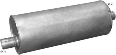 Izplūdes gāzu trokšņa slāpētājs (pēdējais) POLMO 69.56