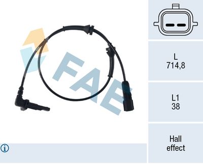 Devējs, Riteņu griešanās ātrums FAE 78782