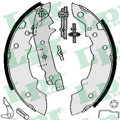 Комплект тормозных колодок LPR 04471
