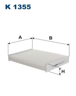 Filtrs, Salona telpas gaiss FILTRON K 1355