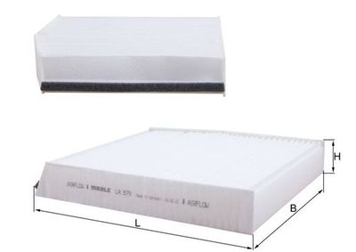 Фильтр, воздух во внутренном пространстве KNECHT LA 879