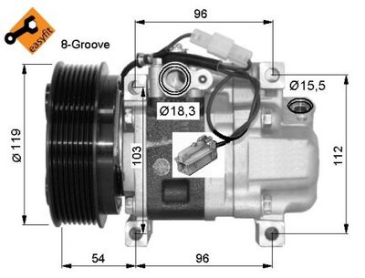 Компрессор, кондиционер NRF 32688G