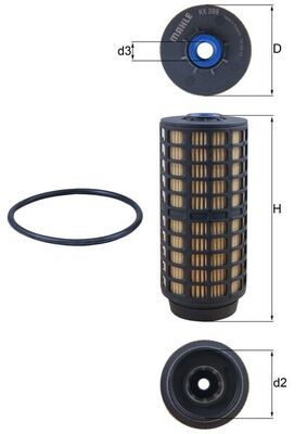 Топливный фильтр KNECHT KX 399D