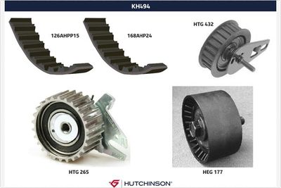 Zobsiksnas komplekts HUTCHINSON KH 494