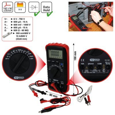Multimetrs KS TOOLS 150.1480