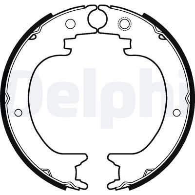 Bremžu loks, stāvbremze DELPHI LS2121