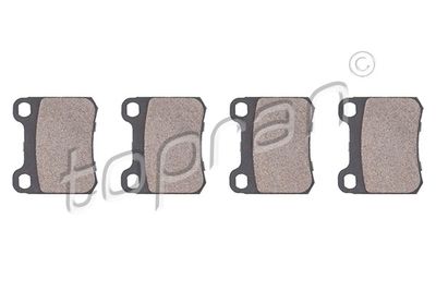 Комплект тормозных колодок, дисковый тормоз TOPRAN 400 417