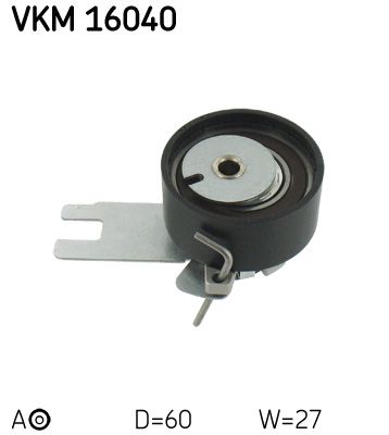 Натяжной ролик, ремень ГРМ SKF VKM 16040