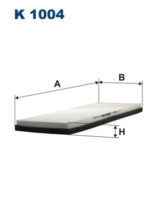 Фильтр, воздух во внутренном пространстве FILTRON K 1004