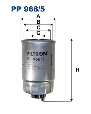 Топливный фильтр FILTRON PP 968/5