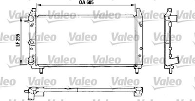 Radiators, Motora dzesēšanas sistēma VALEO 810924