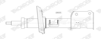Amortizators MONROE G8695