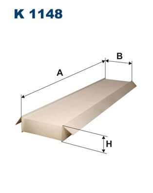 Filtrs, Salona telpas gaiss FILTRON K 1148