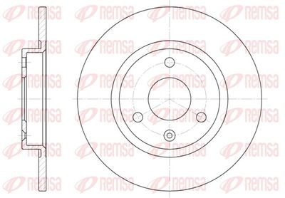 Тормозной диск REMSA 6129.00