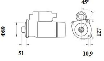 Starteris MAHLE MS 851