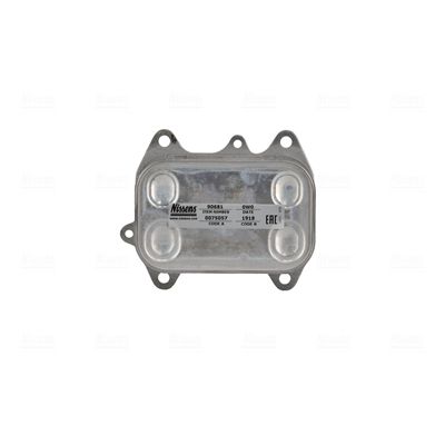 масляный радиатор, двигательное масло NISSENS 90681