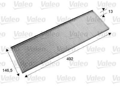 Filtrs, Salona telpas gaiss VALEO 716056