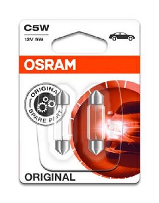 Лампа накаливания, фонарь освещения номерного знака ams-OSRAM 6418-02B