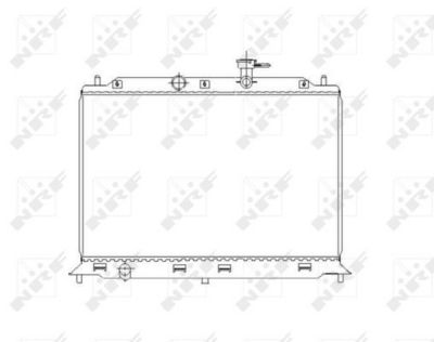 Radiators, Motora dzesēšanas sistēma NRF 53491
