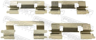 Комплектующие, колодки дискового тормоза FEBEST 0103-CDE120F