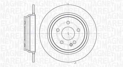 Тормозной диск MAGNETI MARELLI 361302040273