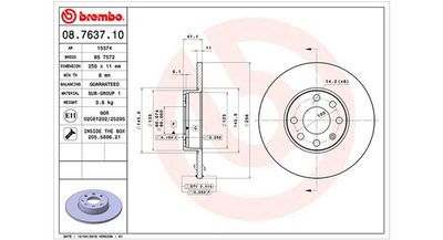 Bremžu diski MAGNETI MARELLI 360406038600