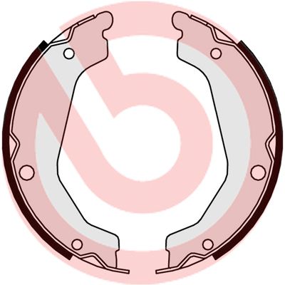 Bremžu loku kompl., Stāvbremze BREMBO S 30 531