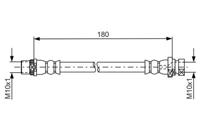 Тормозной шланг BOSCH 1 987 481 682