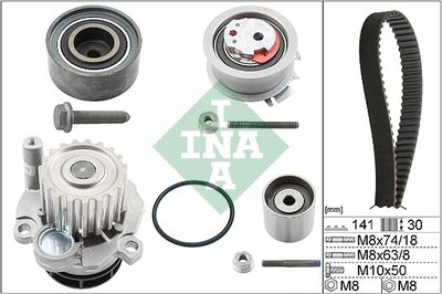 Ūdenssūknis + Zobsiksnas komplekts Schaeffler INA 530 0405 30