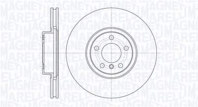 Тормозной диск MAGNETI MARELLI 361302040761