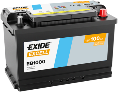 Стартерная аккумуляторная батарея EXIDE EB1000