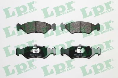 Комплект тормозных колодок, дисковый тормоз LPR 05P625