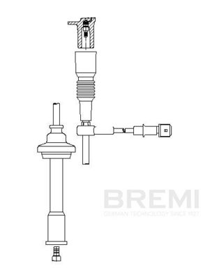 Augstsprieguma vads BREMI 1A04/100
