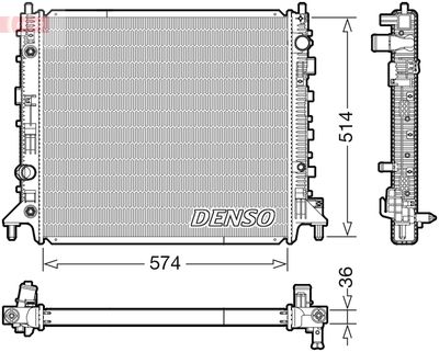Radiators, Motora dzesēšanas sistēma DENSO DRM99013