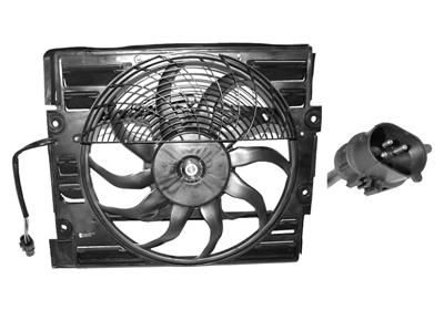 Ventilators, Gaisa kond. sistēmas kondensators VAN WEZEL 0650751