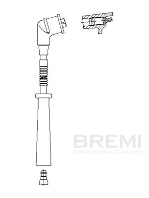 Augstsprieguma vads BREMI 3A23E94