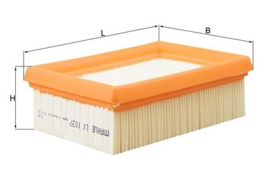 Gaisa filtrs KNECHT LX 1037