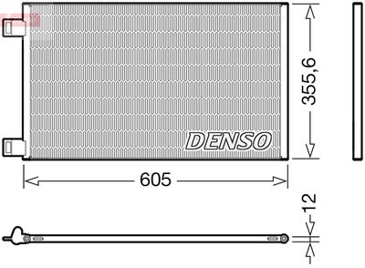 Конденсатор, кондиционер DENSO DCN23041
