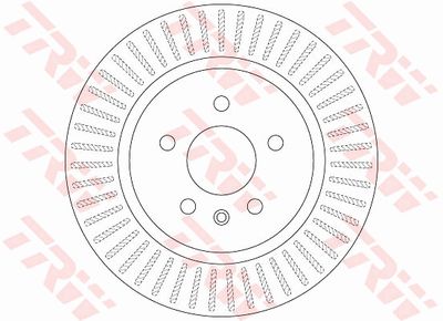 Тормозной диск TRW DF6371