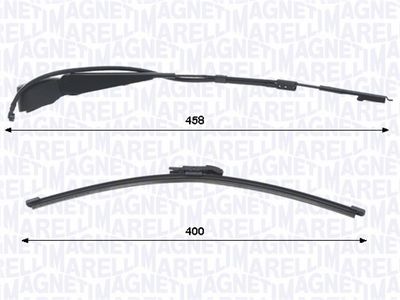 MAGNETI MARELLI 000723180458 Stikla tīrītāju sviru