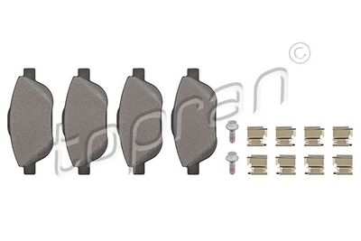 Bremžu uzliku kompl., Disku bremzes TOPRAN 723 136