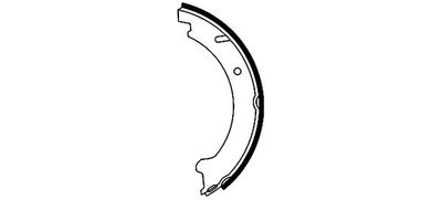 Bremžu loku kompl., Stāvbremze TEXTAR 91046000