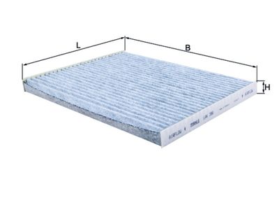 Фильтр, воздух во внутренном пространстве MAHLE LAK 396