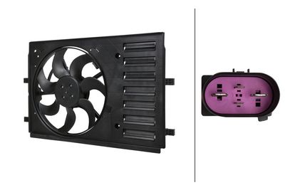 Вентилятор, охлаждение двигателя HELLA 8EW 366 420-431