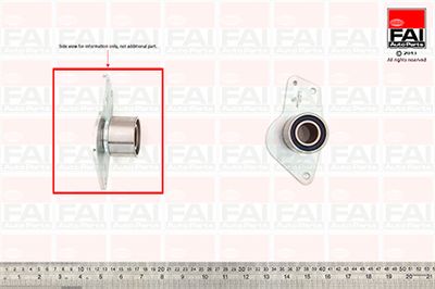 Паразитный / Ведущий ролик, зубчатый ремень FAI AutoParts T9334